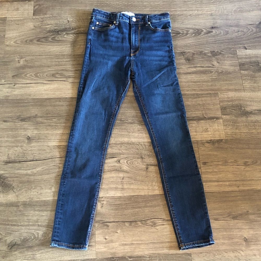 𝅺zara Woman high rise skinny ankle jeans size 4